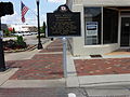 Boll Weevil Monument historical marker (SorthWest face)