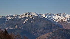 Vista aerea della stazione.