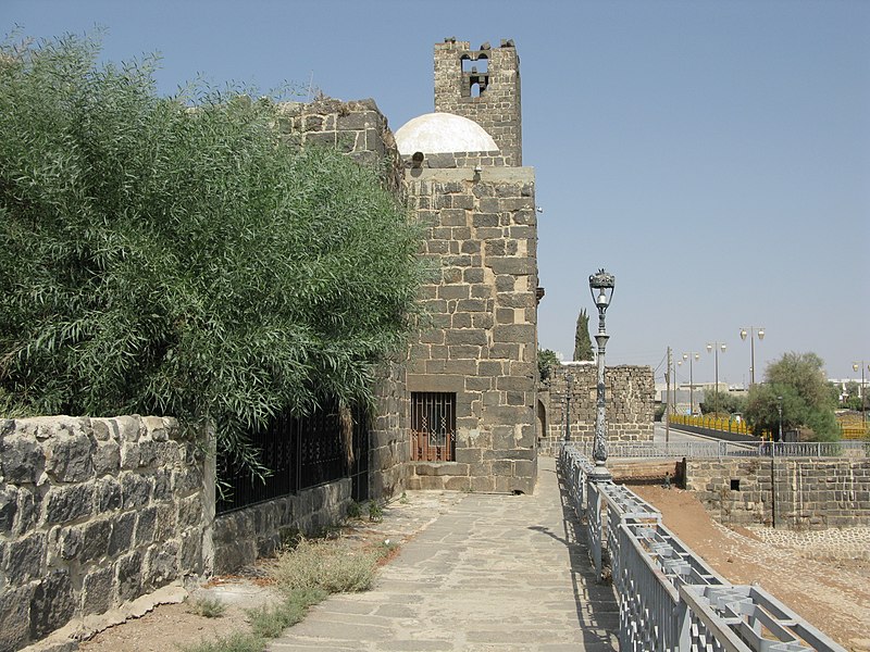 File:Bosra, Daraa, Syria, Citadel of Bosra, Walls.jpg