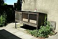 Animal hutch in the backyard of Bracken Hall.