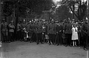 Regulating a KPD demonstration in Berlin, 1926.