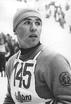Roland Weißpflog na mistrovství Německa v roce 1963