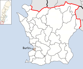 Localisation de Burlöv