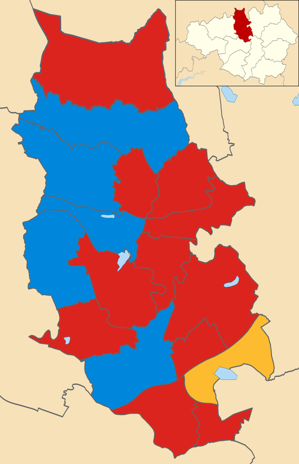 2018 local election results in Bury