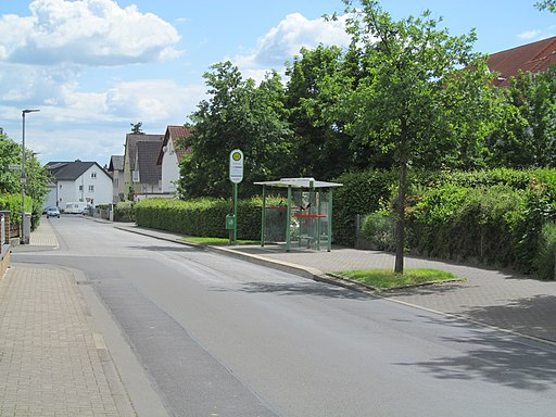 Bushaltestelle Hölderlinweg, 1, Wieseck, Gießen, Landkreis Gießen