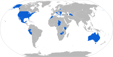 Map with C-27J operators in blue