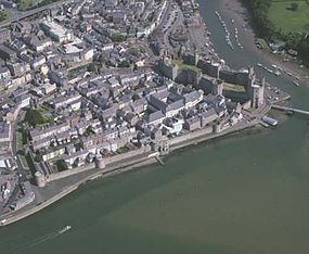 Caenarfon Town Aerial.jpg