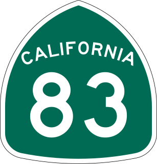 <span class="mw-page-title-main">California State Route 83</span> Highway in California