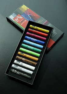 A set of oil pastels Caran d'Ache's NEOPASTEL 12 colors.jpg