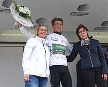 Bryan Coquard, leader du classement du meilleur jeune.