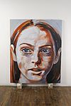 Artist: Michael Cavayero Title: Unitlted #2 (Lindsay Lohan) Date: 2008 Medium: Acrylic on canvas.