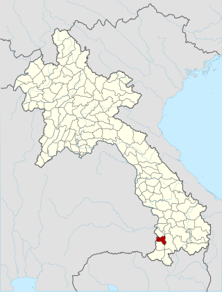 <span class="mw-page-title-main">Champasak (town)</span> District in Champasak province, Laos