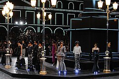 Image 20Example of an elaborate stage set used for the Chanel Haute Couture Fall-Winter 2011 show (from Fashion show)