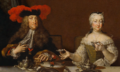 Charles VI and Elisabeth Christine (cropped and edited from Grand Couvert - Nationalmuseum).png