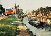Along the canal, Haarlem, 1884