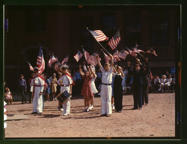 File:Children stage a patriotic demonstration, Southington, Conn. LCCN2017878601.tif