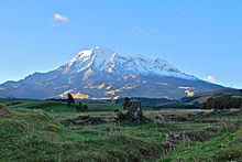 Der Chimborazo in Ecuador (Quelle: Wikimedia)