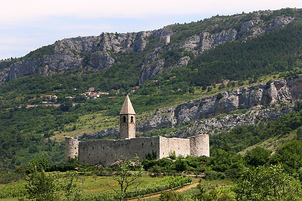 Fortified Holy Trinity Church in Hrastovlje