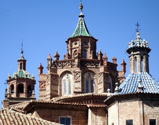 Mudejar kupol av katedralen i Teruel.