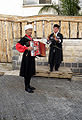 Circassian men in Kfar Kama, Israel