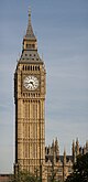 La tour Élisabeth, alias Big Ben, d'après la grande cloche qui se trouve en son sommet.