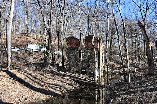 MD-117 and Clopper Mill Ruins