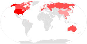Phân bố tiếng Việt tại các nước trên thế giới