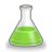 File:Conical flask green.svg