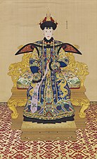 Triple chaozhu worn by an Imperial Noble Consort.