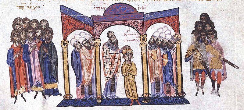 File:Coronation of Constantine VII as co-emperor in 908.jpg