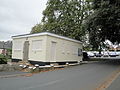 The old block of public toilets at the bottom of the car park at Park Road, Cowes, Isle of Wight in October 2011. The Isle of Wight Council used to manage Northwood House, however when the management of this was passed on, they lost control of the car park, and also closed these toilets.