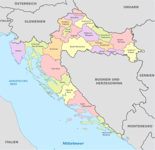 Regioni Della Croazia Wikipedia