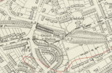 Crouch End station in 1920 Crouch End station, 1920.png