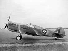 Un Kittyhawk Mk II della Royal Air Force.