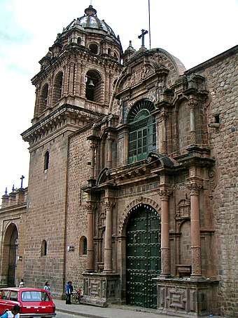 Basilica of La Merced in Cusco, Peru, built between 1651 and 1696.