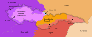 Protektorat Böhmen und Mähren und Slowakische Republik 1939