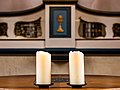 * Nomination Altar candles in the Holy Cross chapel (Holy Cross Chapel) in Dülmen, North Rhine-Westphalia. Germany --XRay 03:44, 14 April 2021 (UTC) * Promotion  Support Good quality -- Johann Jaritz 03:46, 14 April 2021 (UTC)