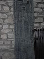 Slate carved memorial in St James church to Honor Webber, died 6 October 1601.