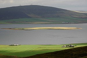 Damsay von Mainland aus gesehen