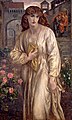 Salutation of Beatrice, Dante Gabriel Rossetti, 1880-1882