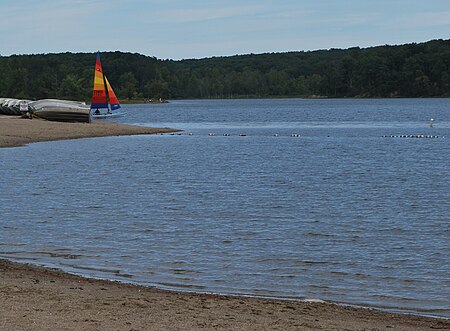 Deam lake beach