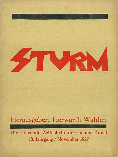 File:Der Sturm. Hrsg. Herwarth Walden. 18. Jahrgang, November 1927.jpg