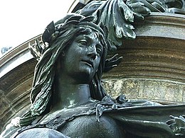 Detail from the southeast side of the monument.