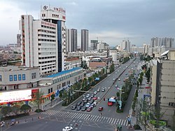 Deyang şehir merkezi