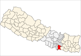 District de Dhanusha - Localisation