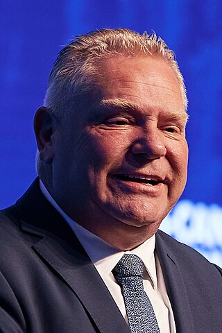<span class="mw-page-title-main">Doug Ford</span> 26th premier of Ontario