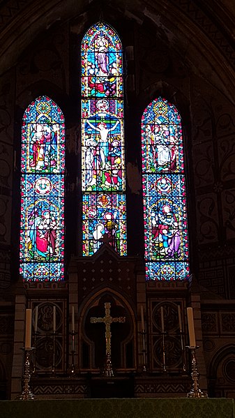 File:Dover Castle's St. Mary in the castle Church stained glass.jpg