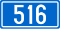 D516 Staatsstraßenschild