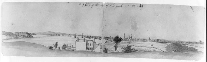 File:Drawing View of the City of New York 1770-1779.jpg