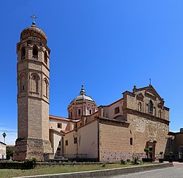 La cathédrale d'Oristano.